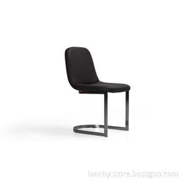 Modern PU Chair with Metal Structure in Chrome (DC-U3)